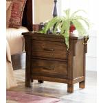 Terrace Panel Night Stand - Rustic Burnish Oak